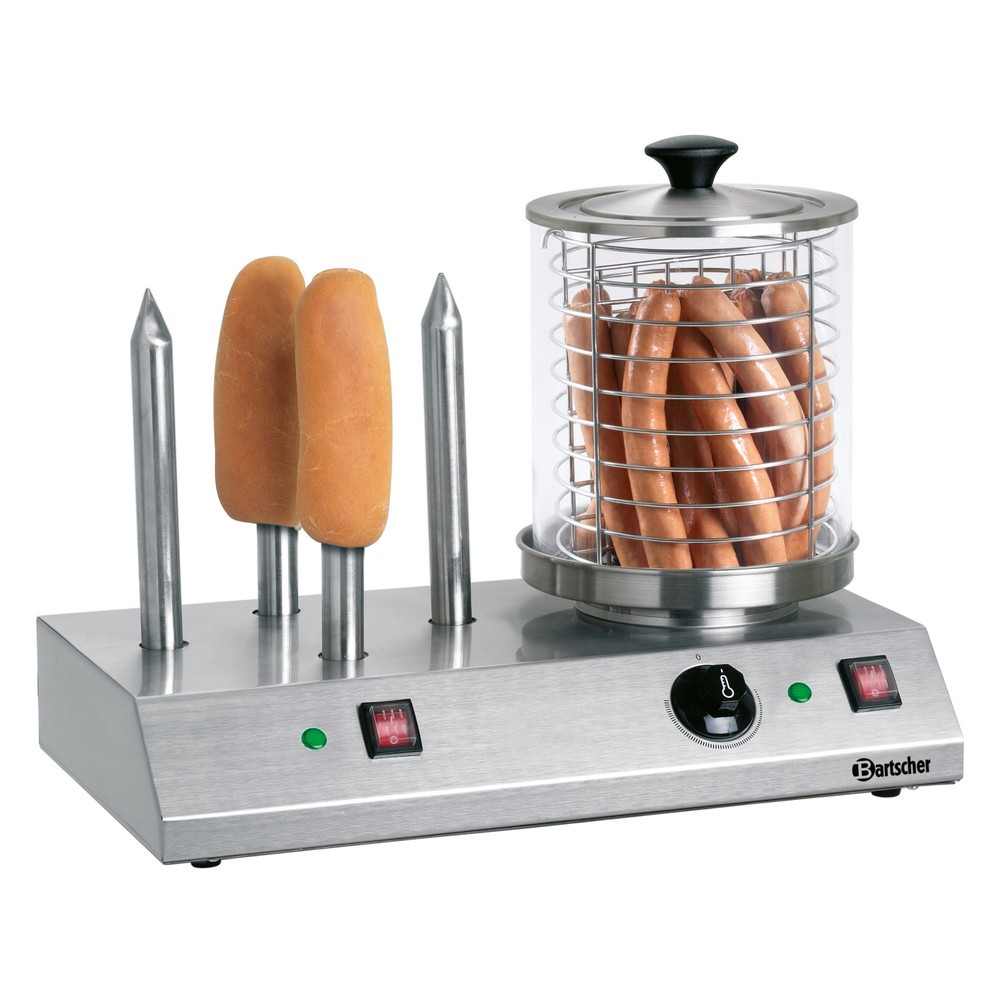 Produktabbildung: Bartscher Hot Dog-Gerät, 4 Toaststangen