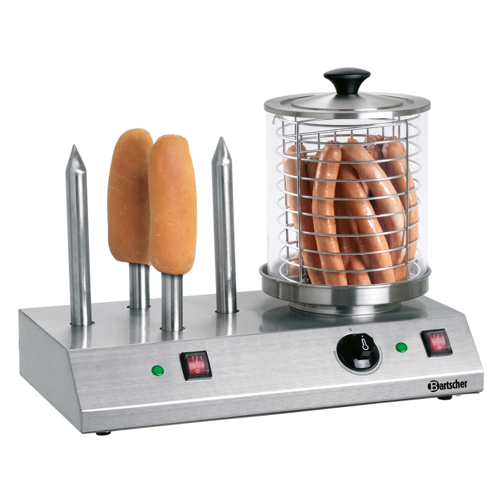 Produktabbildung: Bartscher Hot Dog-Gerät, 4 Toaststangen
