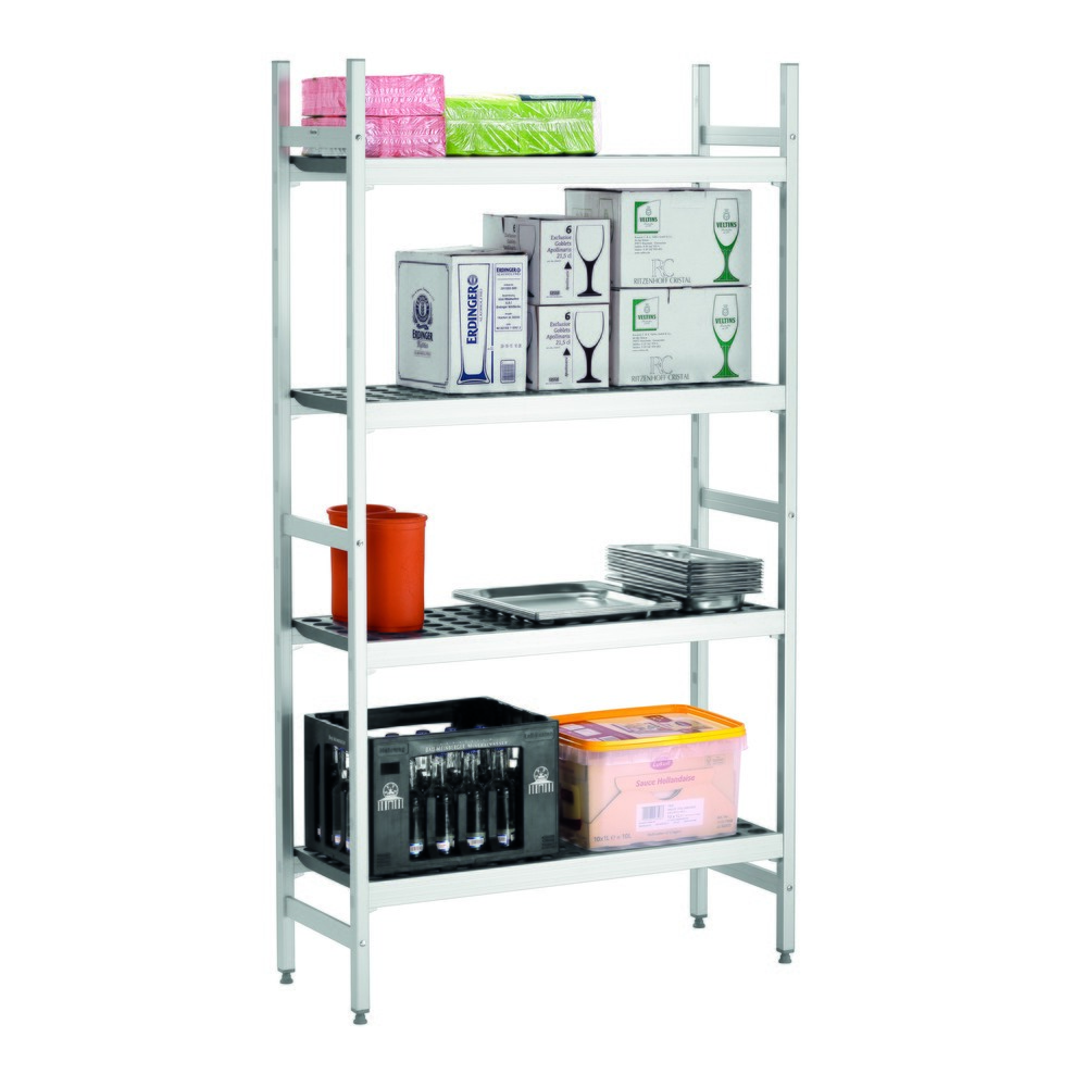 Produktabbildung Nr. 3: Bartscher Regalsystem Kit 1, Aluminium u. Copolymer, HxBxT 1.800 x 960 x 360 mm