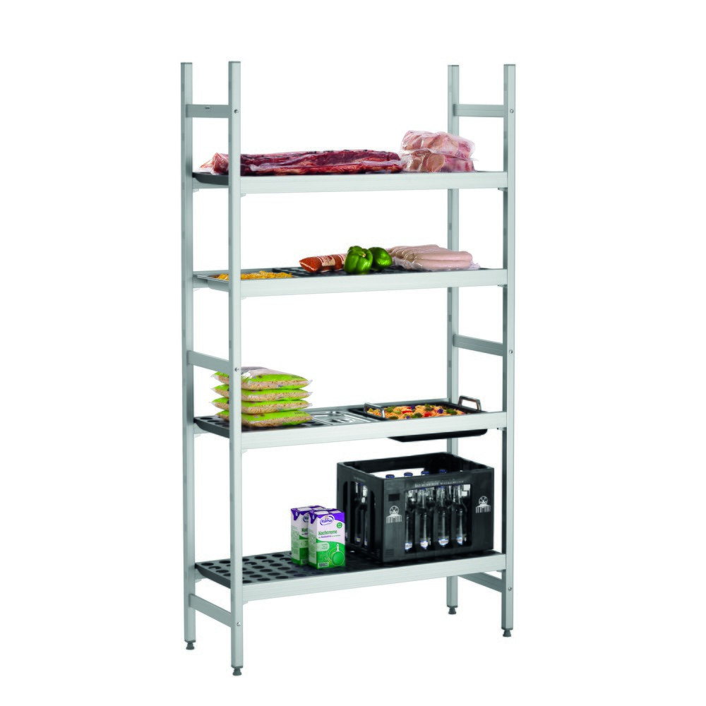 Produktabbildung Nr. 4: Bartscher Regalsystem Kit 1, Aluminium u. Copolymer, HxBxT 1.800 x 960 x 360 mm
