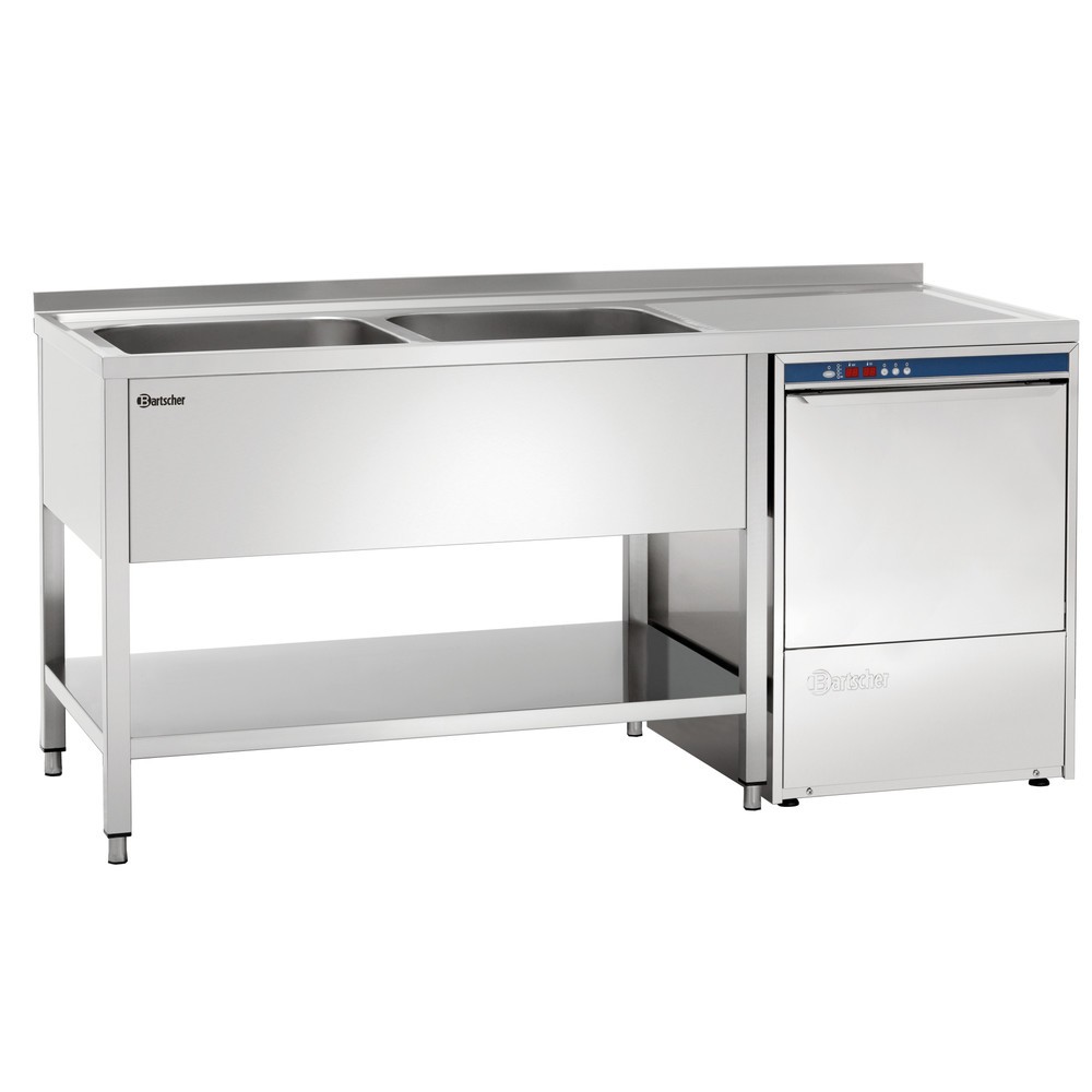 Produktabbildung: Bartscher Spülcenter 700, B1600  2 Becken LI