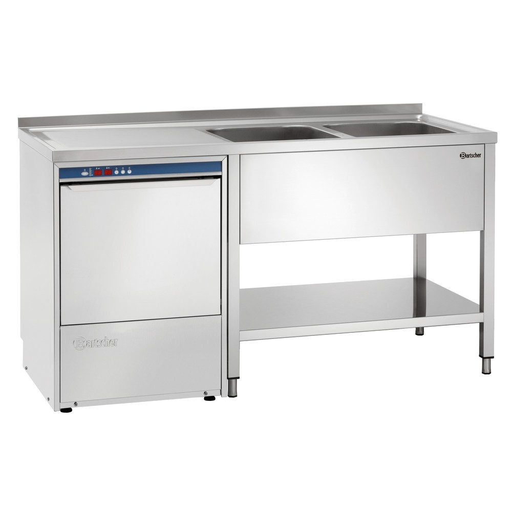Produktabbildung: Bartscher Spülcenter 700, B1800  2 Becken RE