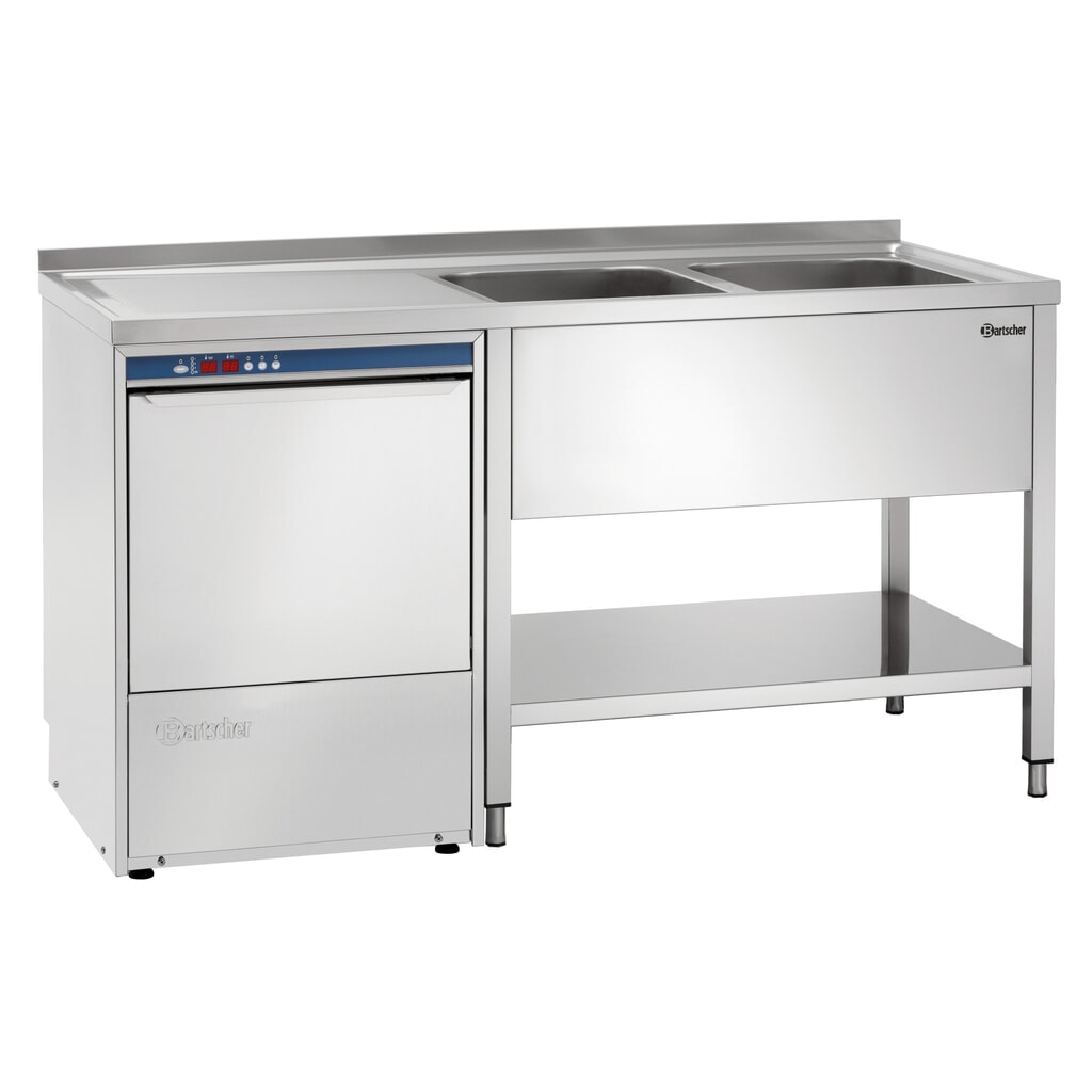 Produktabbildung: Bartscher Spülcenter 700, B1800  2 Becken RE