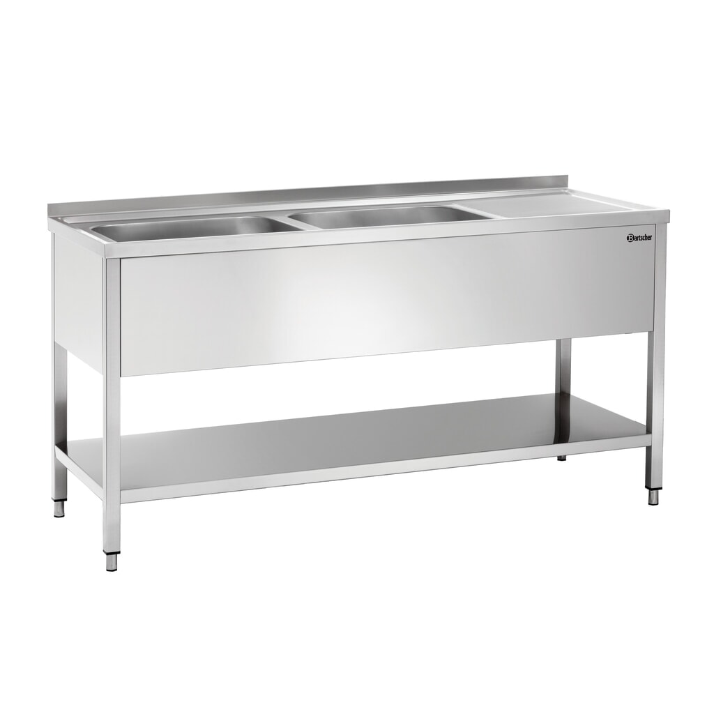 Produktabbildung: Bartscher Spüle 700, B 1600,  2 Becken LI