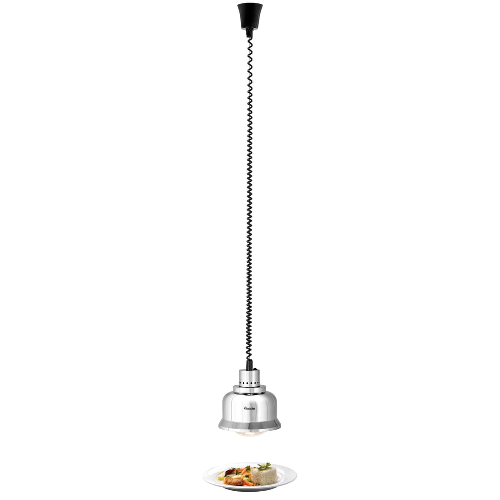 Produktabbildung: Bartscher Wärmelampe IWL250D CHR