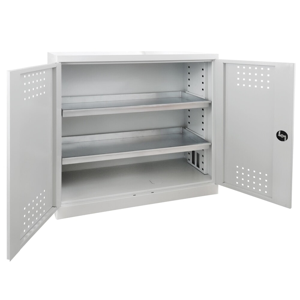 Immagine del prodotto n. 3: Armadietto per sostanze chimiche HEMMDAL con 2 vaschette di raccolta, HxBxT 1.000 x 1.000 x 500 mm