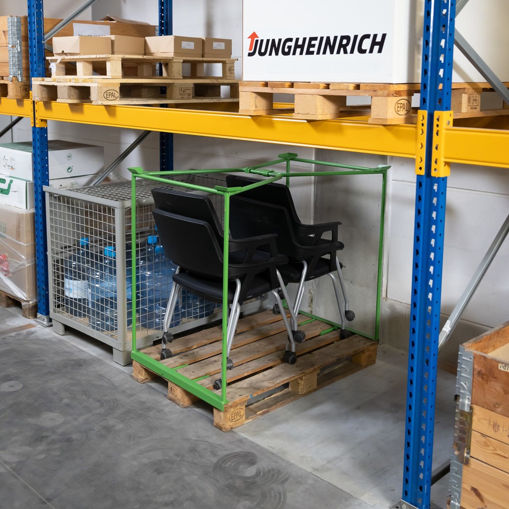 Productafbeelding nr. 8: HEMMDAL roosteropzetframe open, hxbxd 1.000 x 1.200 x 800 mm, meigroen