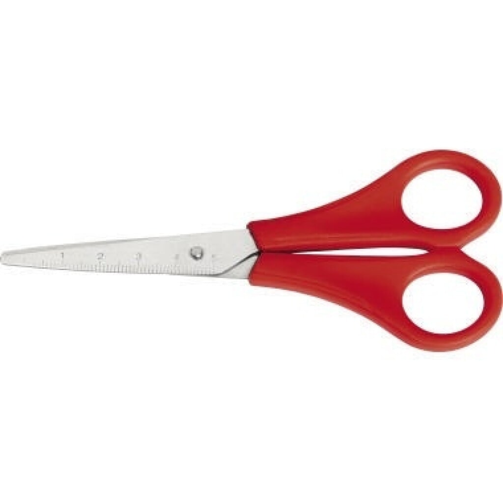 Westcott Kinderschere E-21594 00 13cm 5 Zoll spitz ro Produktabbildung: Westcott Kinderschere E-21594 00 13cm 5 Zoll spitz ro