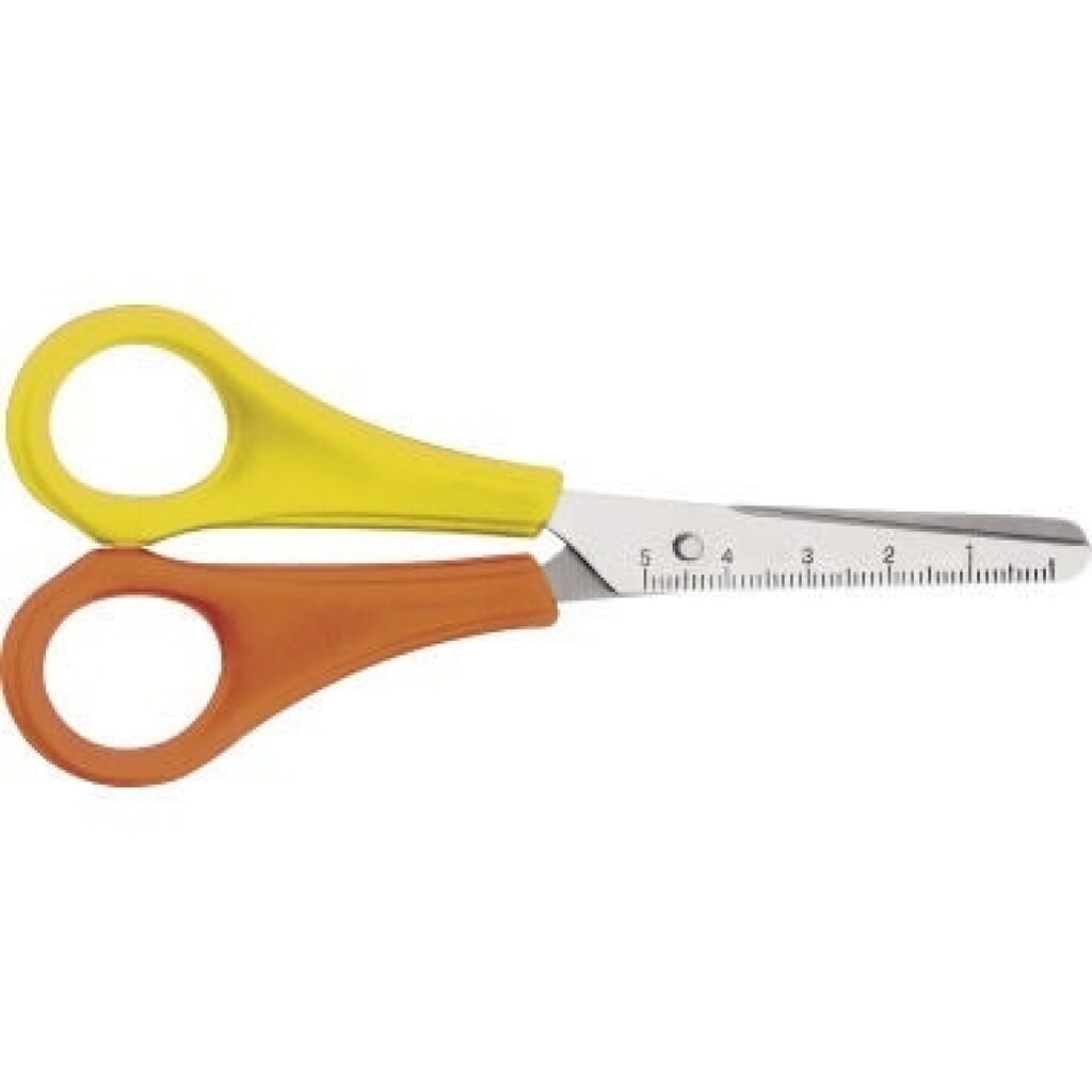Westcott Kinderschere E-21593 00 13cm 5 Zoll Linkshand rund ge/or Produktabbildung: Westcott Kinderschere E-21593 00 13cm 5 Zoll Linkshand rund ge/or