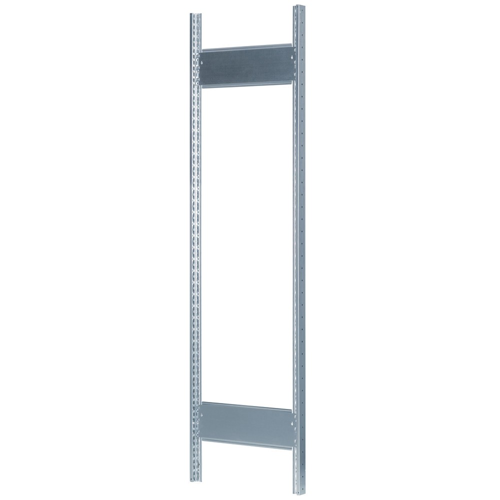 Imagen del producto: Bastidor con perfil en T MULTIplus para estantería de cargas pequeñas SCHULTE, galvanizado, premontado, 2 limitadores de fondo, H x L 2.000 x 600 mm