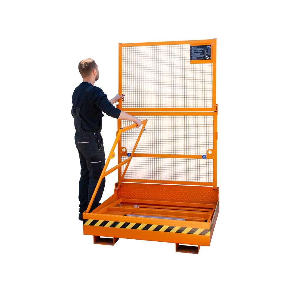 Produktabbildung Nr. 3: Bauer® Arbeitskorb, Ausführung D, faltbar, TK 300 kg