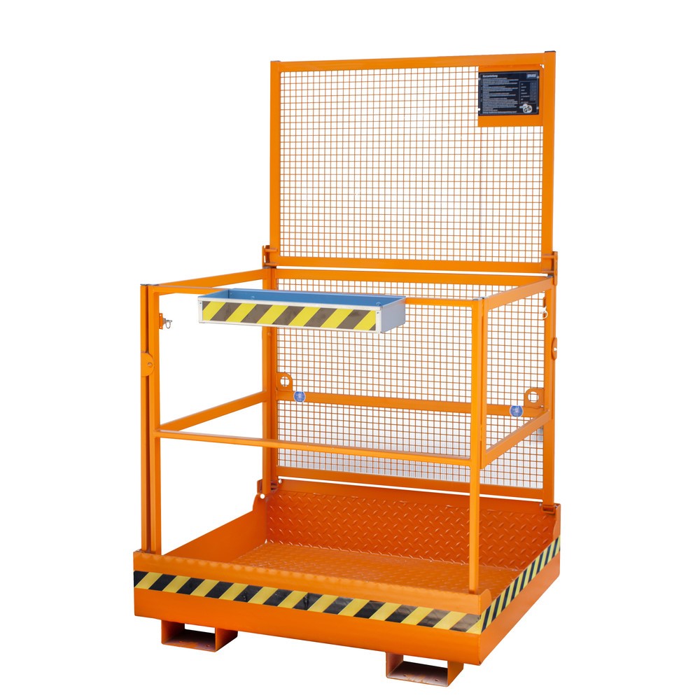 Produktabbildung: Bauer® Arbeitskorb, Ausführung D, faltbar, TK 300 kg