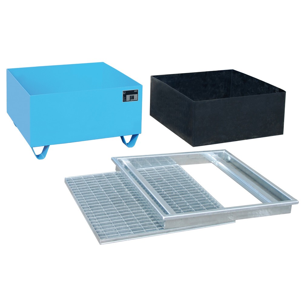 Produktabbildung Nr. 2: Bauer® Auffangwanne AW-1/PE, lackiert, Lichtblau