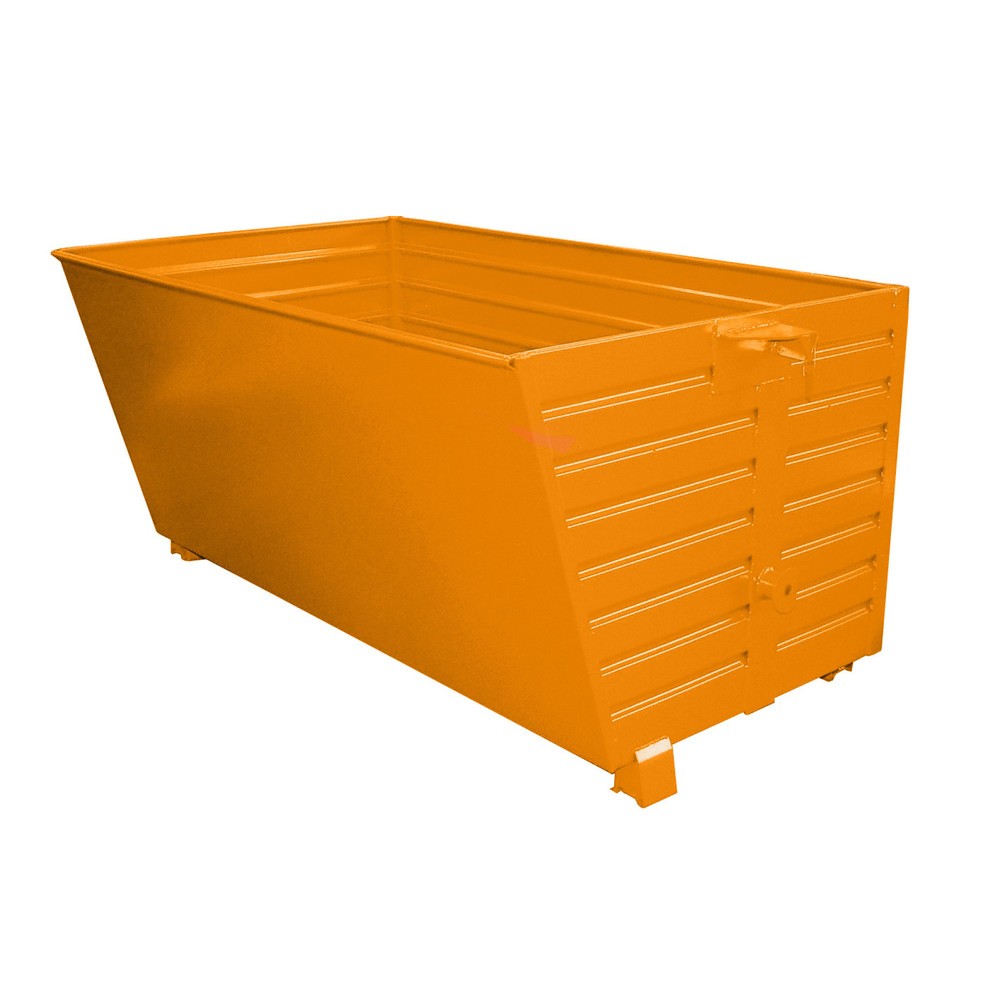 Illustration du produit: Bauer® Benne basculante empilable, peint, volume 2 m³, RAL 2000 orangé jaune