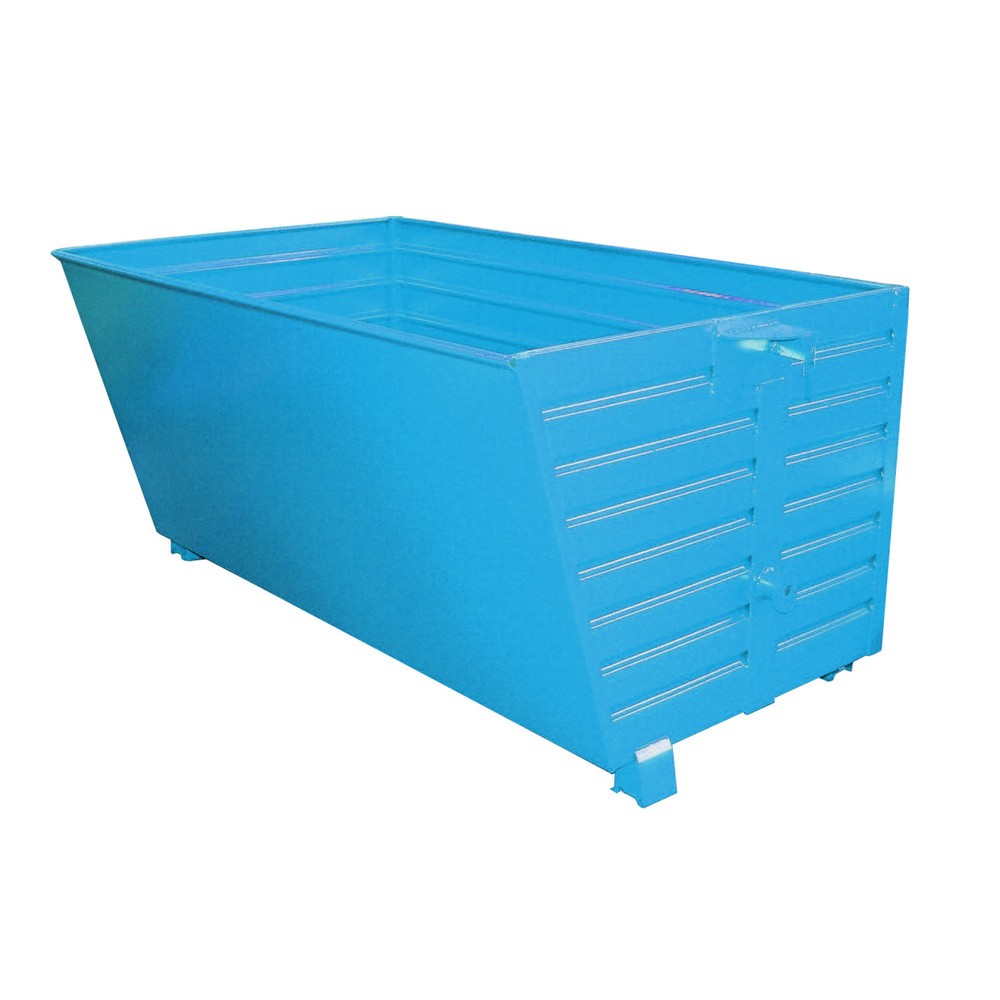 Illustration du produit: Bauer® Benne basculante empilable, peint, volume 2 m³, RAL 5012 bleu clair