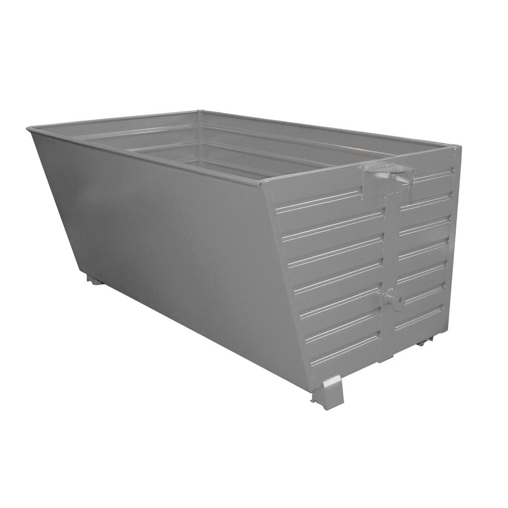 Illustration du produit: Bauer® Benne basculante empilable, peint, volume 2 m³, RAL 7005 gris souris
