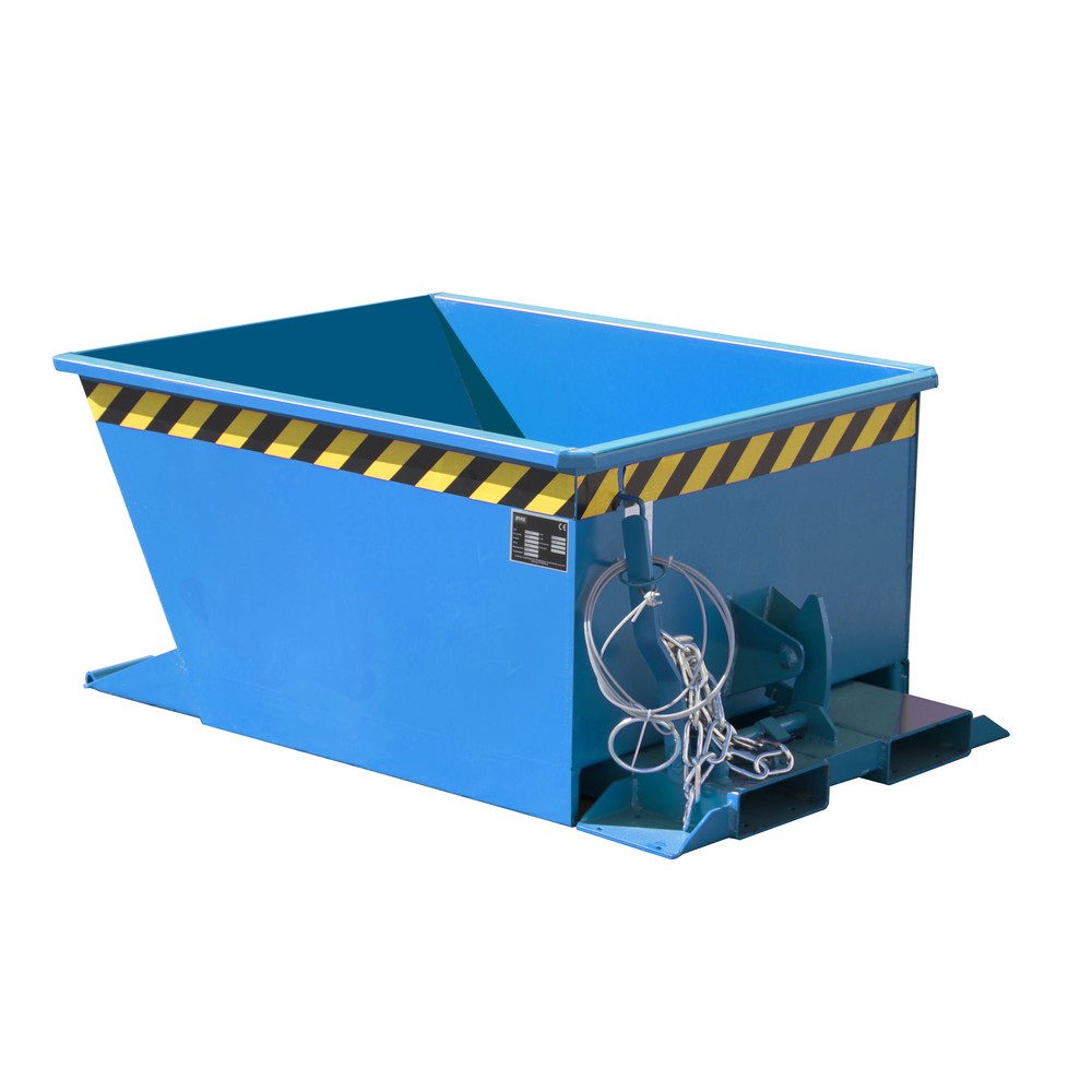 N° de l'image du produit 4 : Bauer® Bennes basculantes pour trains de remorques, peintes, volume 0,55 m³, RAL 5012 bleu clair