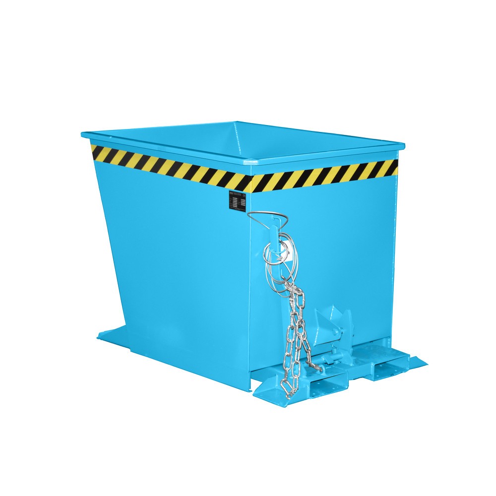 Illustration du produit: Bauer® Bennes basculantes pour trains de remorques, peintes, volume 0,55 m³, RAL 5012 bleu clair