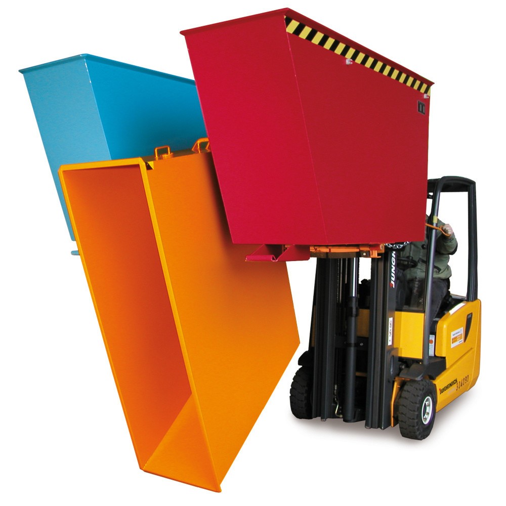 Illustration du produit: Bauer® Benne basculante Trio, 3 cuves, capacité de charge 1 500 kg, volume 3 x 0,6 m³