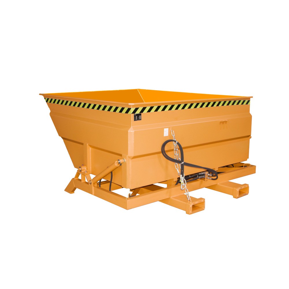 Illustration du produit: Bauer® Benne basculante type BKC-H, volume 2,0 m³, RAL 2000 jaune orange