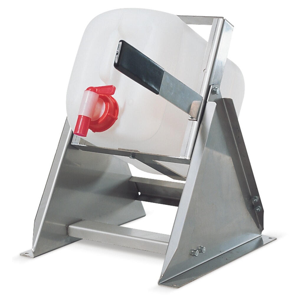Immagine del prodotto: Supporto per riempimento incl. asta ribaltabile, per fusti da 10 litri, acciaio inox