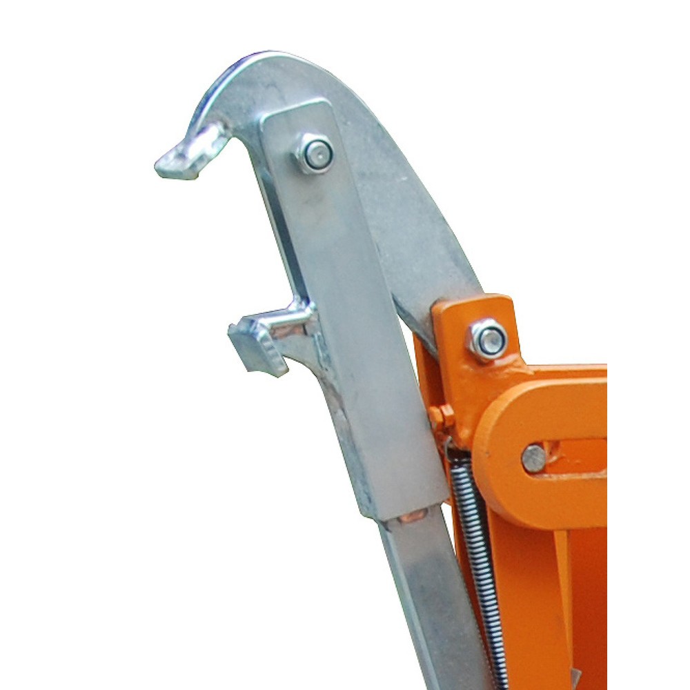 Číslo obrázka výrobku 3: Bauer® Bubnové chápadlo, plastové veko bubny, nosnosť 800 kg, RAL 2000 žltooranžová