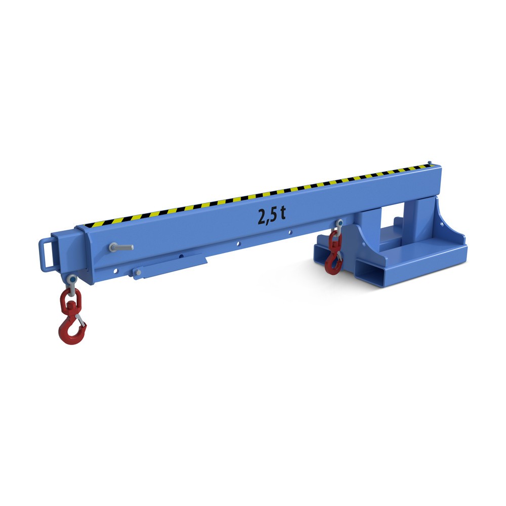 Número de imagen del producto 5: Brazo de grúa Bauer® modelo 2, alcance hasta 3.655 mm, capacidad de carga hasta 2.500 kg, amarillo anaranjado