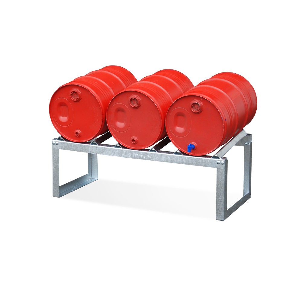 N° de l'image du produit 2 : Bauer® Chevalet porte-fût avec support d’angle, 3x 60 litres
