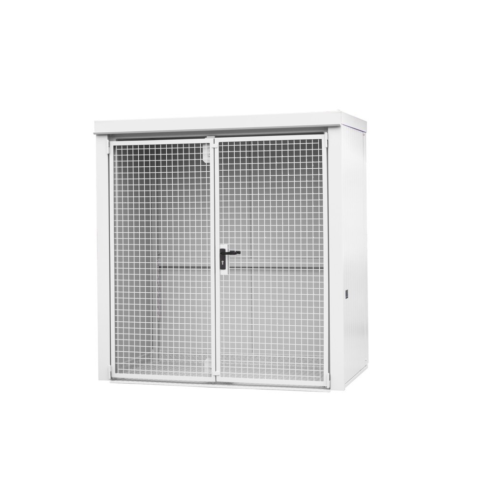 Illustration du produit: Bauer® Conteneur de stockage pour bouteilles de gaz GFC-B, ininflammable, pour max. 28 bouteilles, gris blanc
