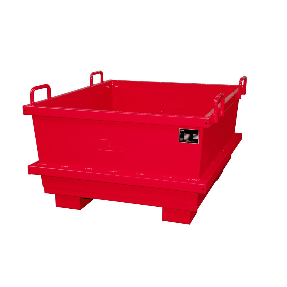 Illustration du produit: Bauer® Conteneur universel type UC, volume 0,5 m³, RAL 3000 rouge feu