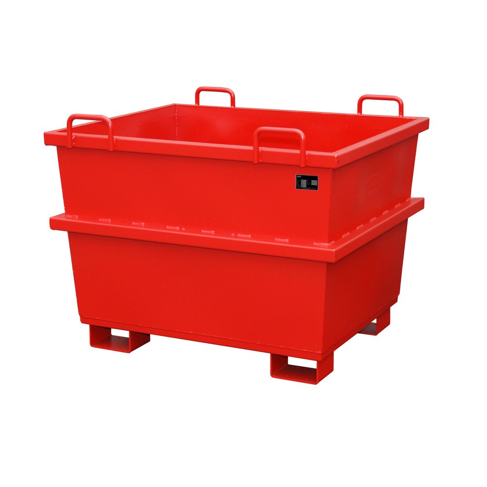 Illustration du produit: Bauer® Conteneur universel type UC, volume 0,75 m³, RAL 3000 rouge feu