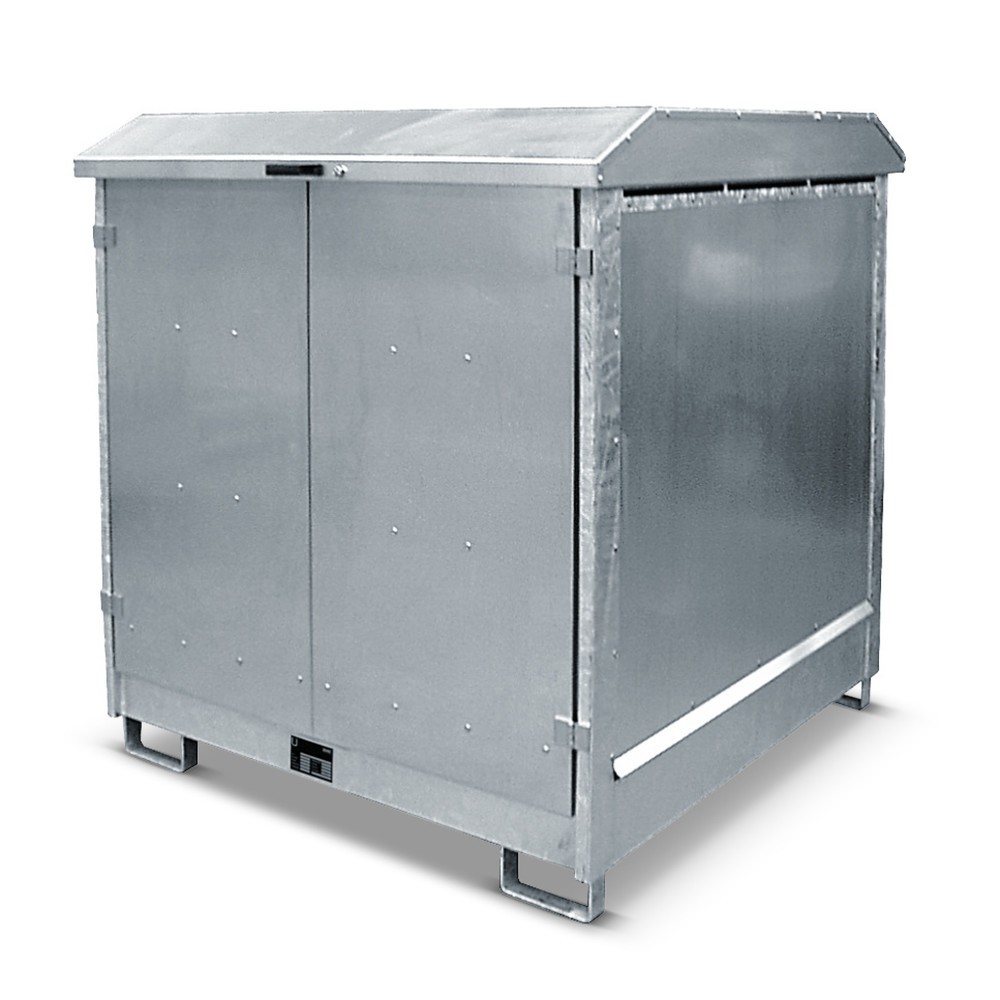Productafbeelding nr. 1: Depot voor gevaarlijke stoffen Bauer® GD-N, incl. lekbak voor 4x 200 l, hxbxd 1.550 x 1.440 x 1.500 mm