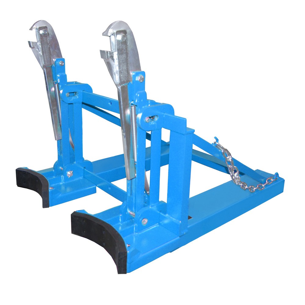 Produktabbildung Nr. 1: Bauer® Fassgreifer, Stahl- und Kunststoff-L-Ringfässer, TK 1.600 kg, RAL 5012 lichtblau