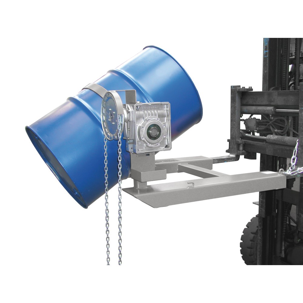 Produktabbildung: Bauer® Fasskipper FD-K, lackiert, Mausgrau