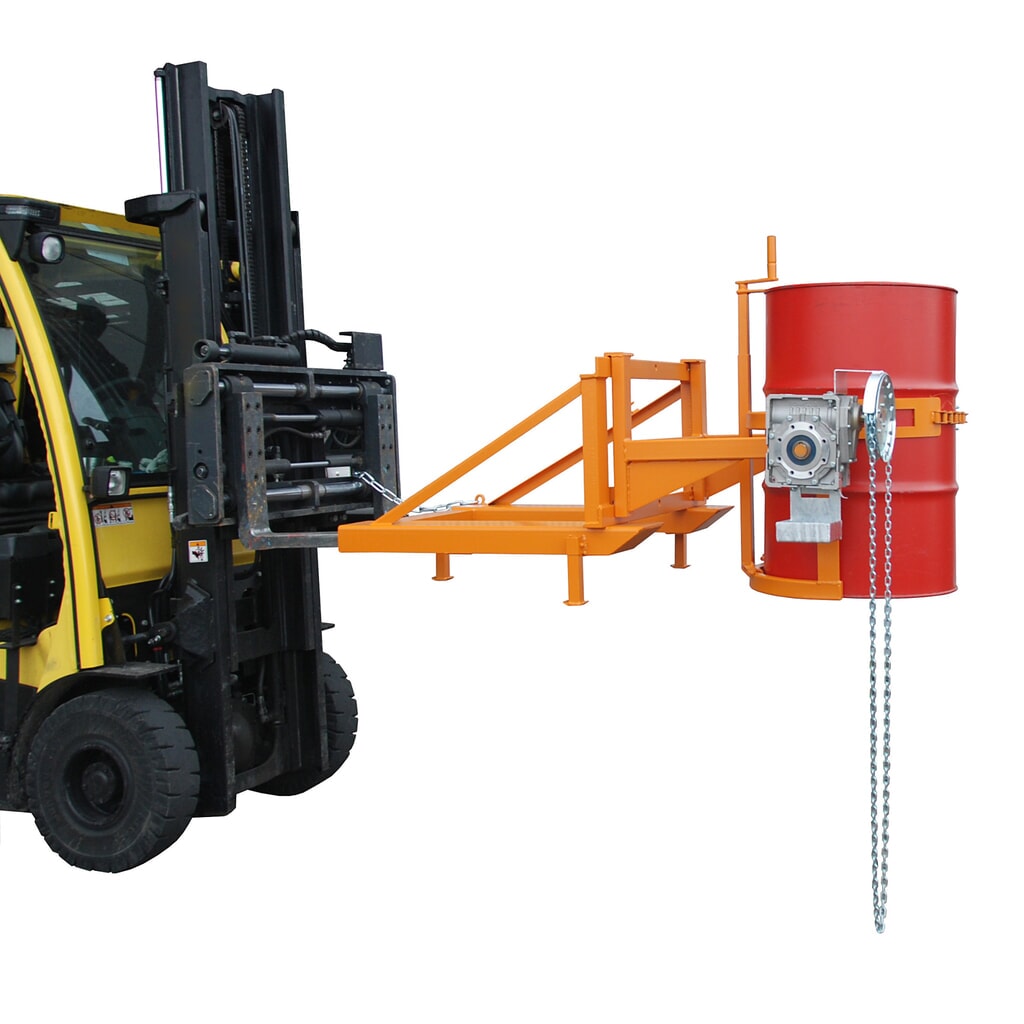 Produktabbildung Nr. 2: Bauer® Fasskipper FD/L-K, lackiert, Gelborange