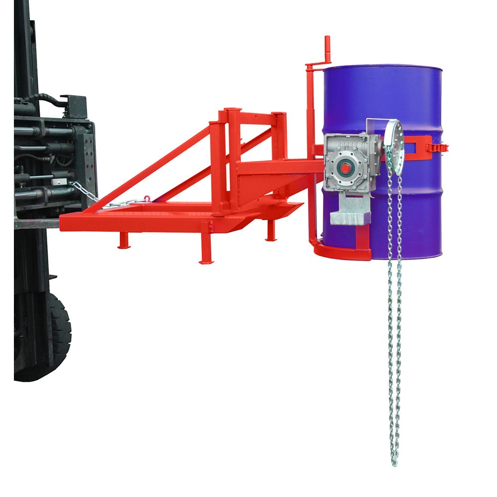 Produktabbildung Nr. 2: Bauer® Fasskipper FD/L-K, lackiert, Feuerrot