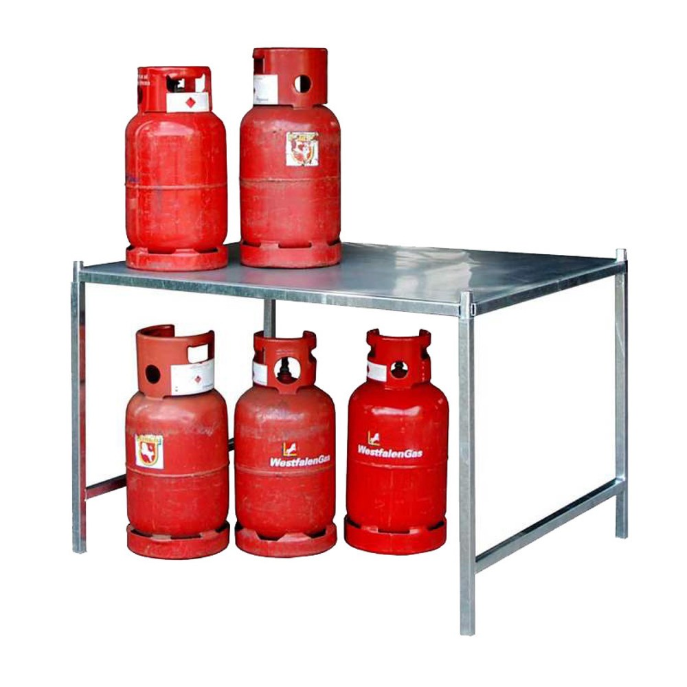 Product afbeelding: Bauer® Frame voor gasfles-magazijnbox TRG 280, hxbxd 850 x 1.300 x 1.000 mm