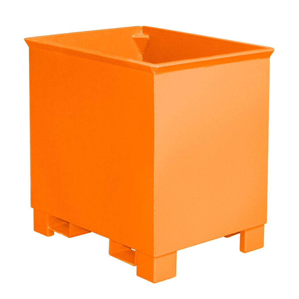 Produktabbildung Nr. 3: Bauer® Behälter für Routenzüge, lackiert, Volumen 0,8 m³, RAL 7005 mausgrau