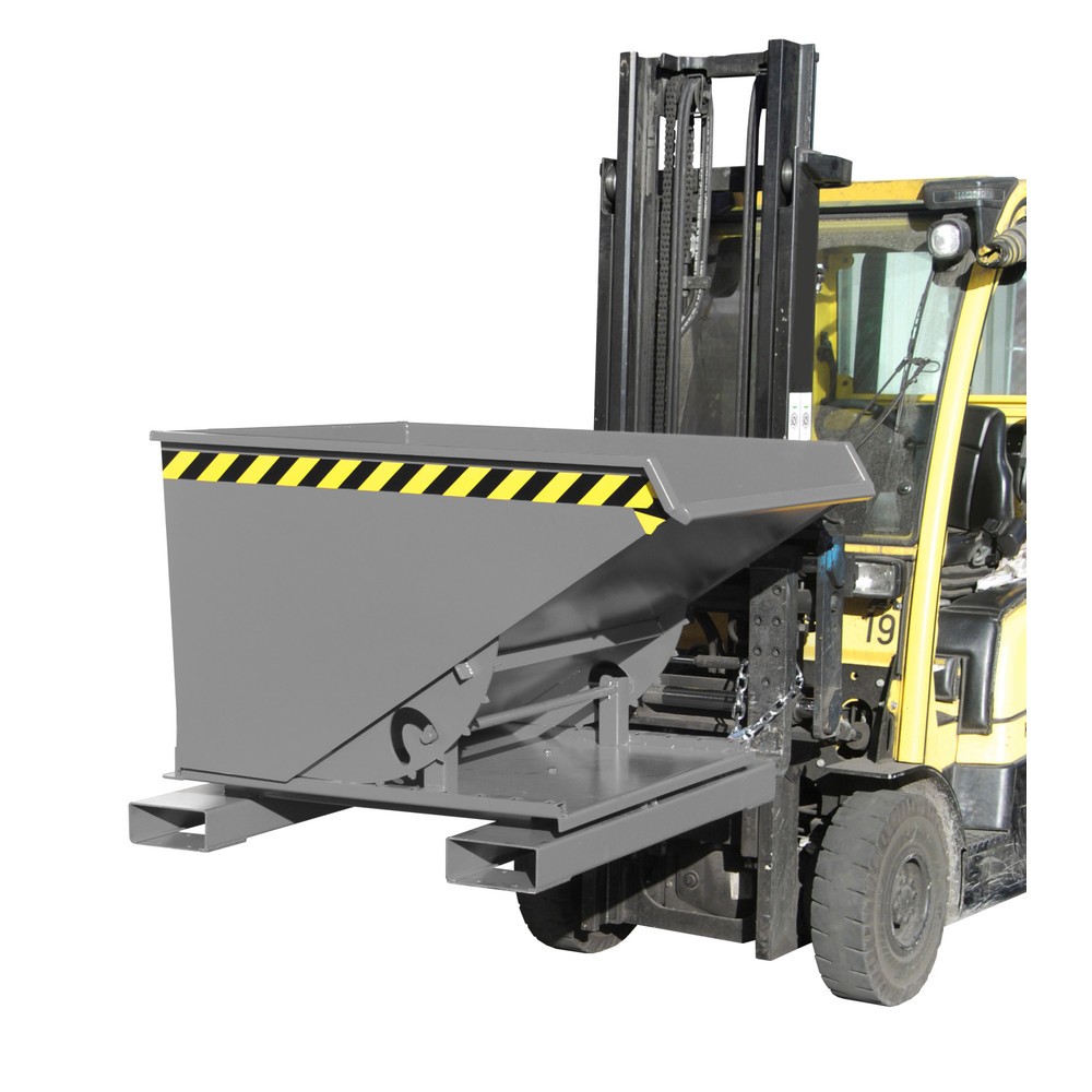 Produktabbildung Nr. 2: Bauer® Kippbehälter 3S 600, lackiert, Mausgrau