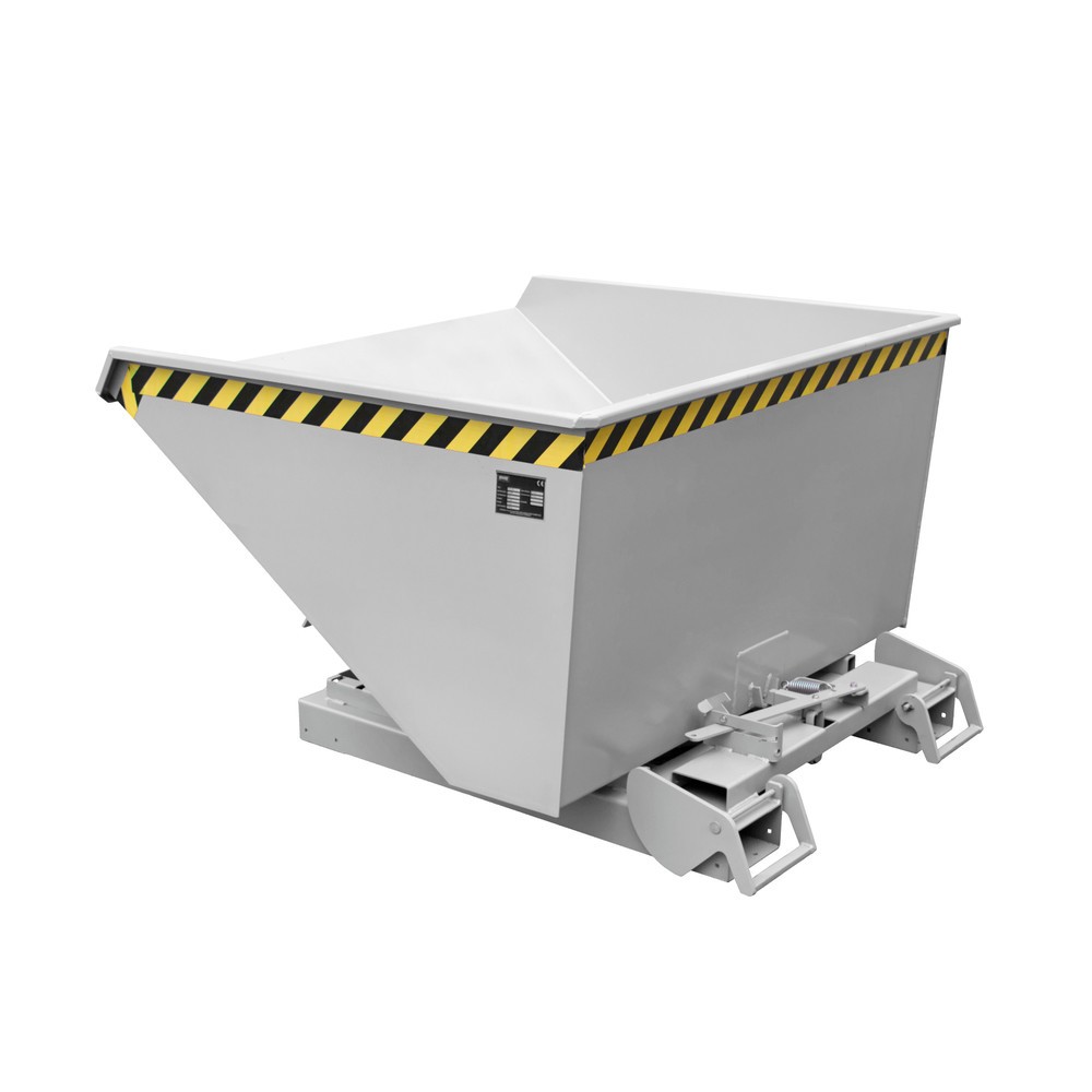 Produktabbildung Nr. 1: Bauer® Kippbehälter mit automatischer Abrollmechanik, TK 1.500 kg, verzinkt, Volumen 1,2 m³