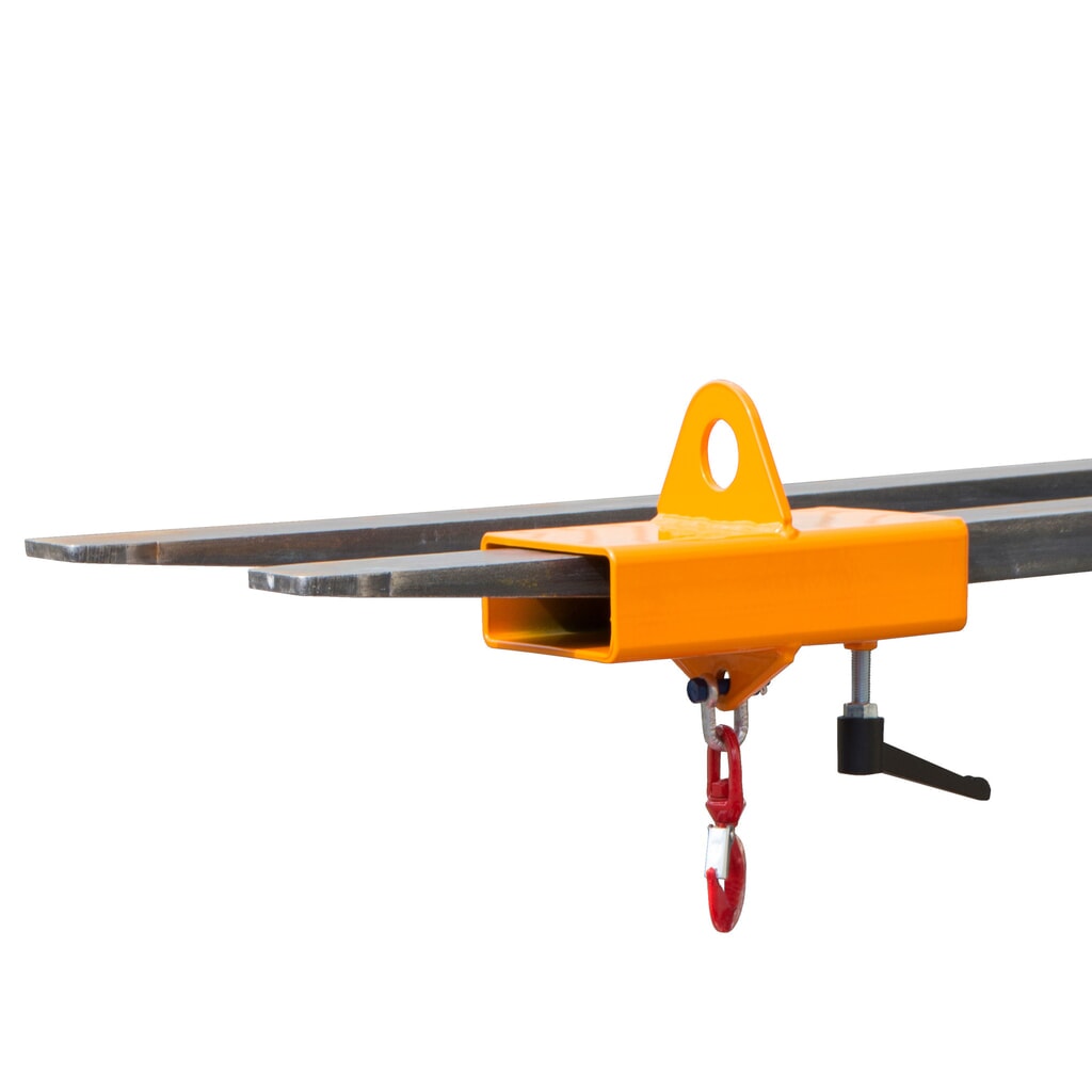 Lasthaken für Bauer® Gabelstapler und Kran, orange, TK 1.000 kg Produktabbildung: Lasthaken für Bauer® Gabelstapler und Kran, orange, TK 1.000 kg
