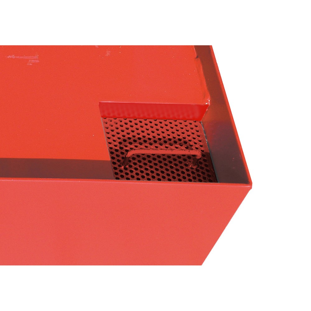 Productafbeelding nr. 2: Bauer® lekbak van staal voor containers, hxbxd 560 x 2.300 x 2.030 mm, opvangvolume 880 l, geel-oranje