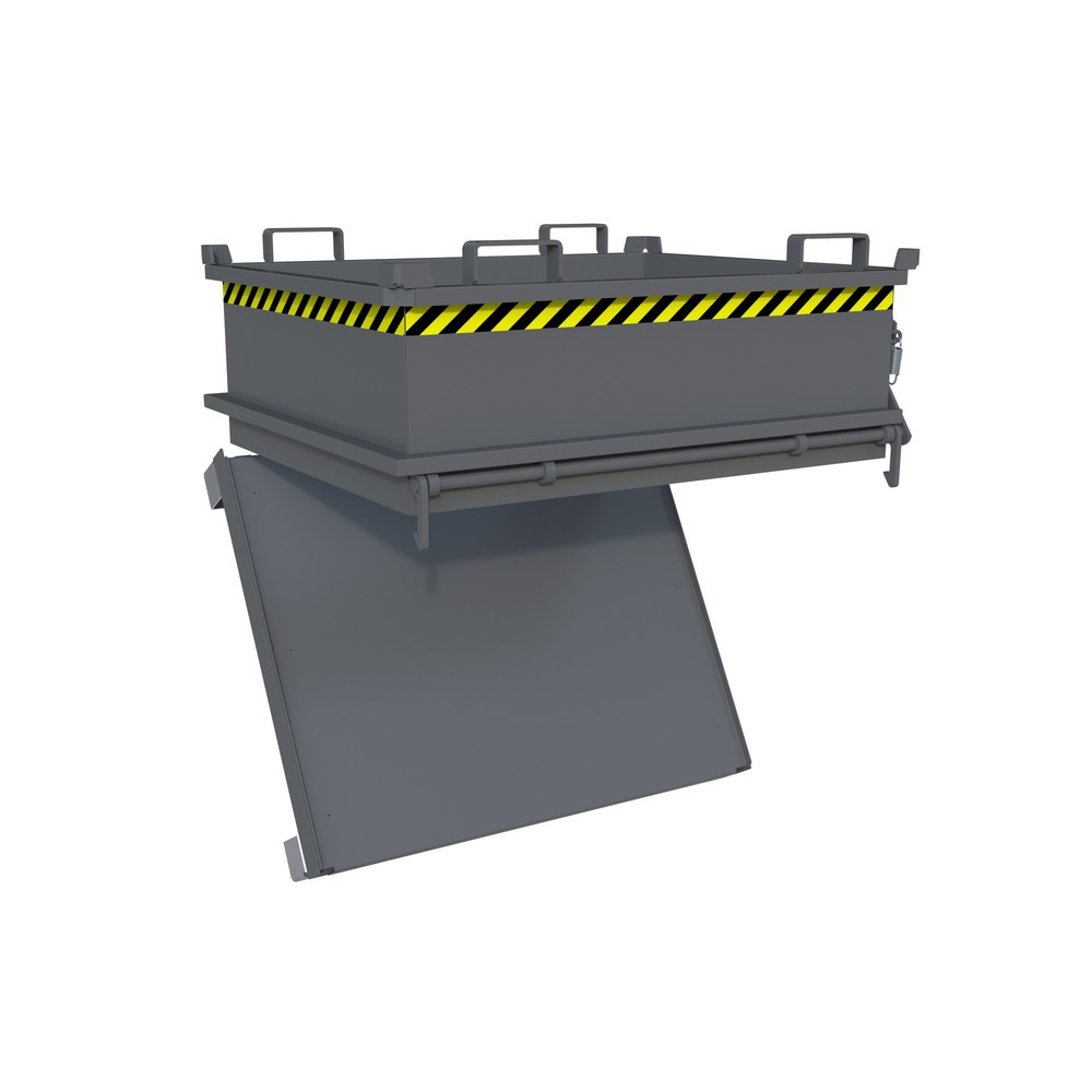 Produktabbildung Nr. 2: Bauer® Mini-Sammelbehälter, Volumen 0,37 m³, RAL 7005 mausgrau