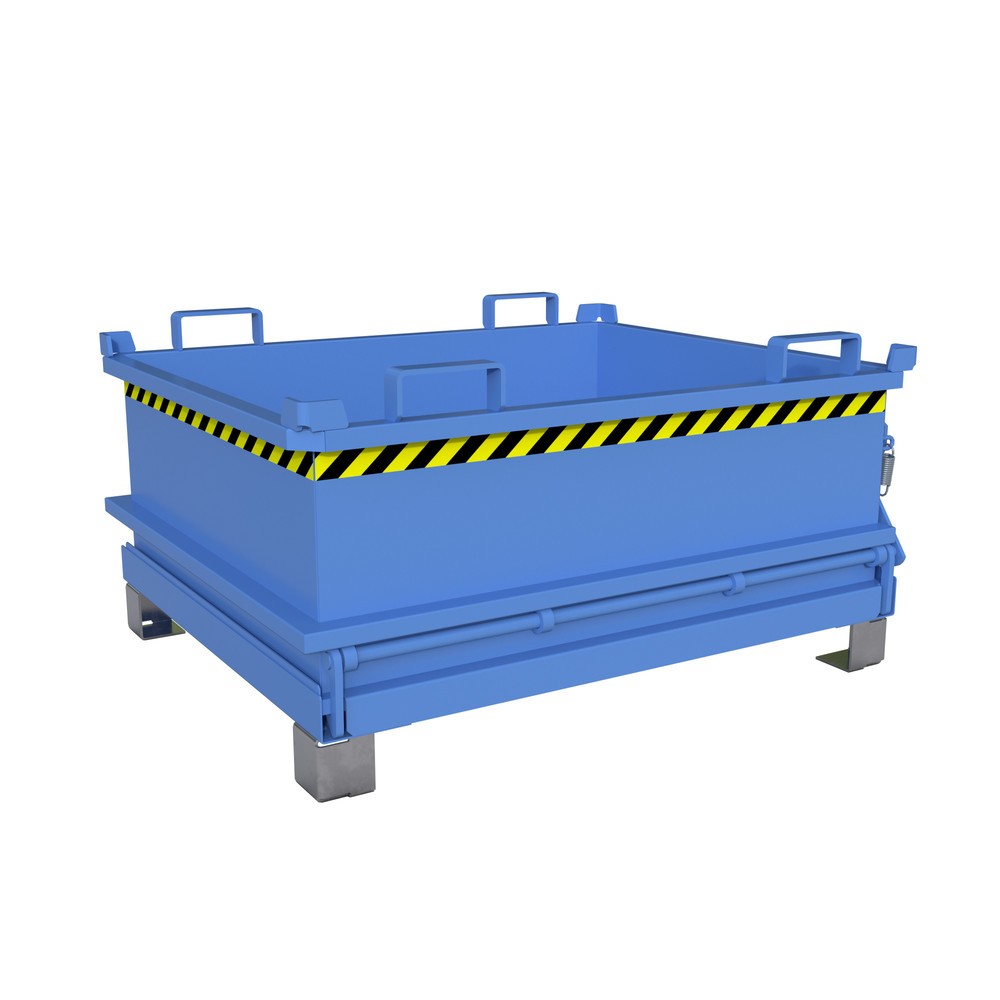 Produktabbildung: Bauer® Mini-Sammelbehälter, Volumen 0,37 m³, RAL 5012 lichtblau