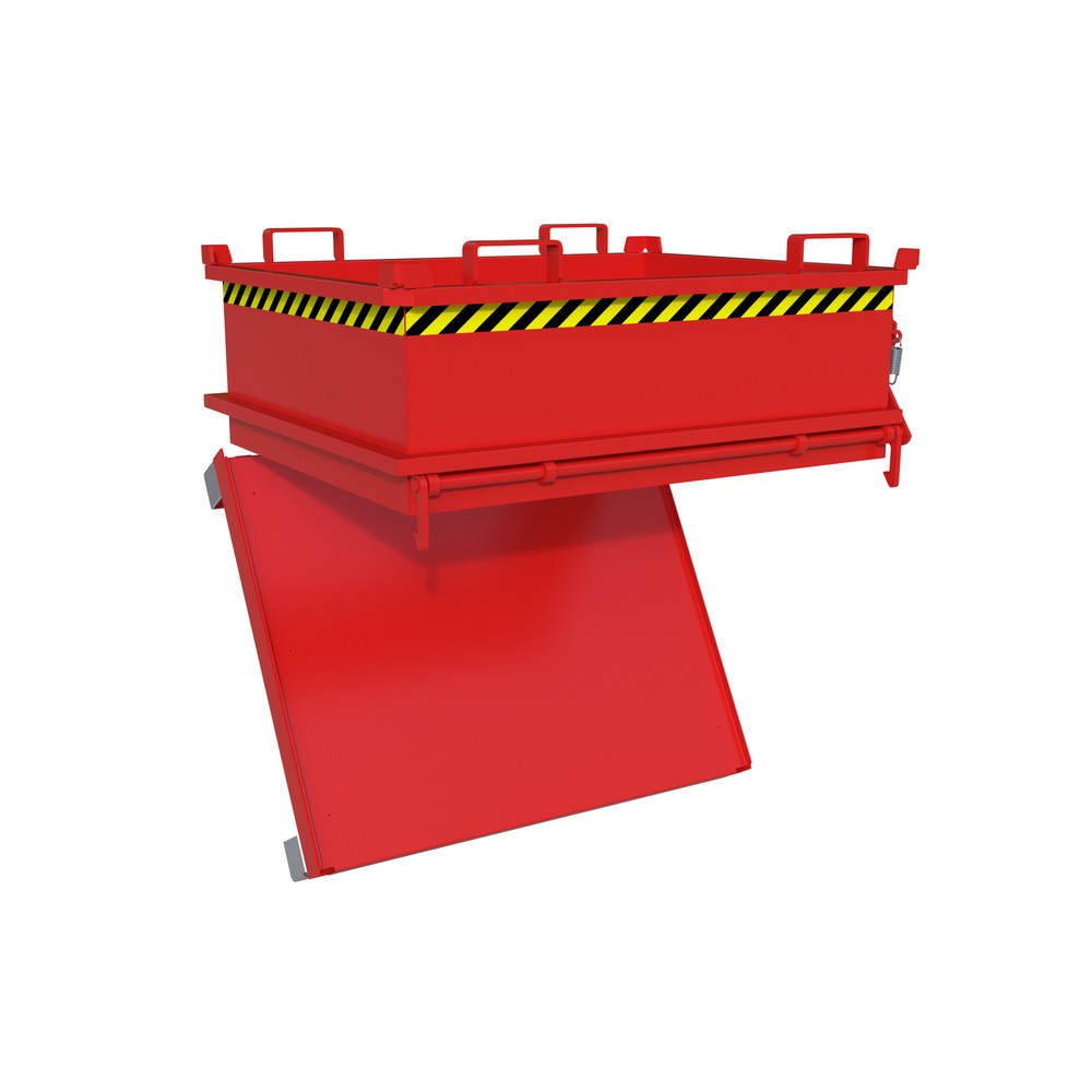 Produktabbildung Nr. 2: Bauer® Mini-Sammelbehälter, Volumen 0,37 m³, RAL 3000 feuerrot