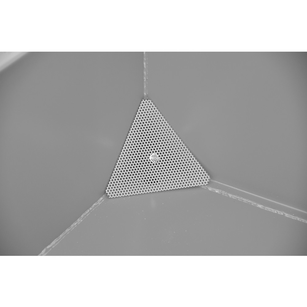 Produktabbildung Nr. 7: Bauer® Mini-Spänebehälter mit Abrollmechanik, niedrige Bauhöhe, lackiert, Volumen 0,275 m³, RAL 2000 gelborange