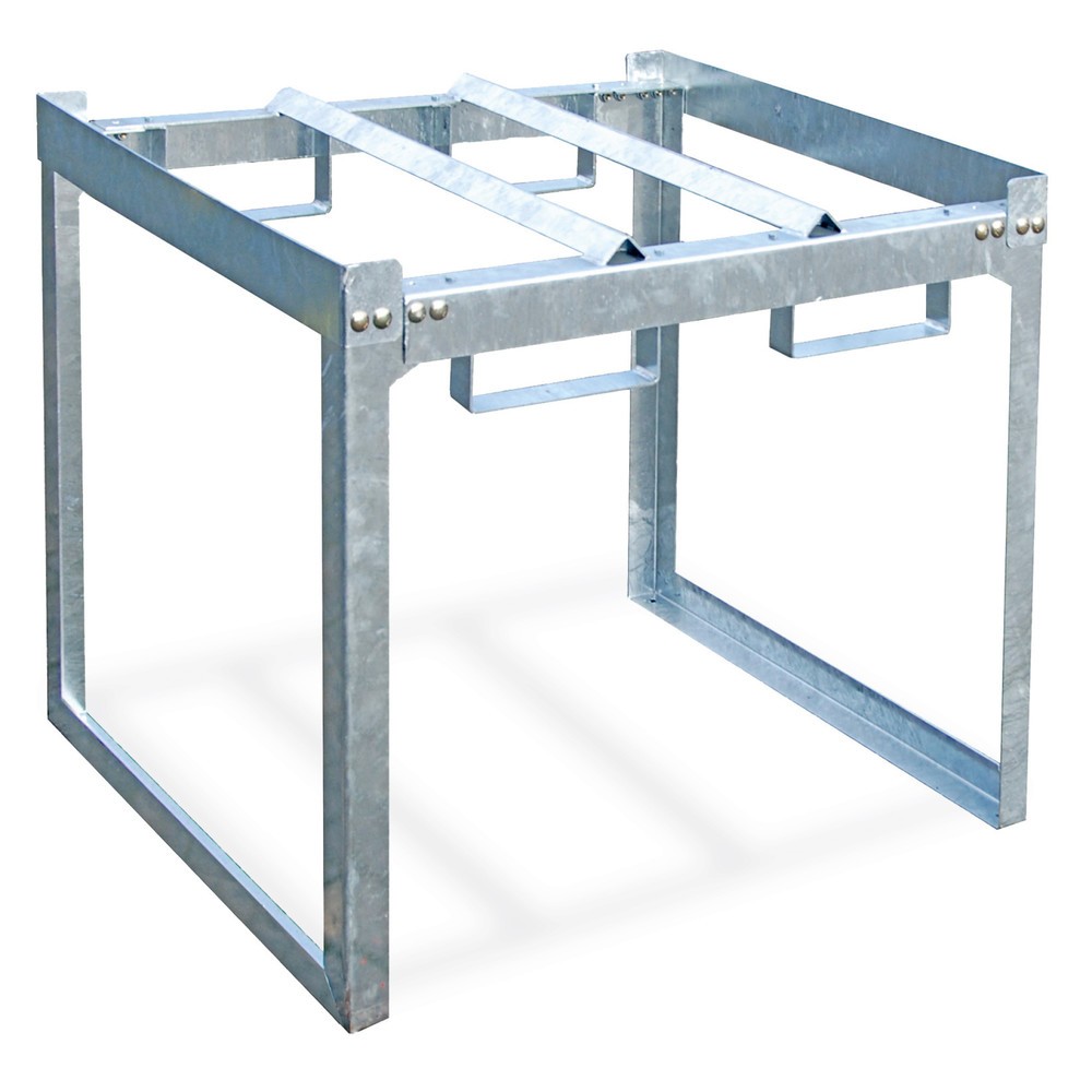 Product afbeelding: Bauer® Modulair vatenreksysteem, hxbxd 780 x 910 x 790 mm, voor 1 vat van 200 l