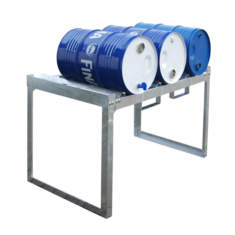 Produktabbildung Nr. 2: Bauer® Modulares Fassregal-System, HxBxT 780 x 1.310 x 800 mm, für 3 Fässer à 60 l