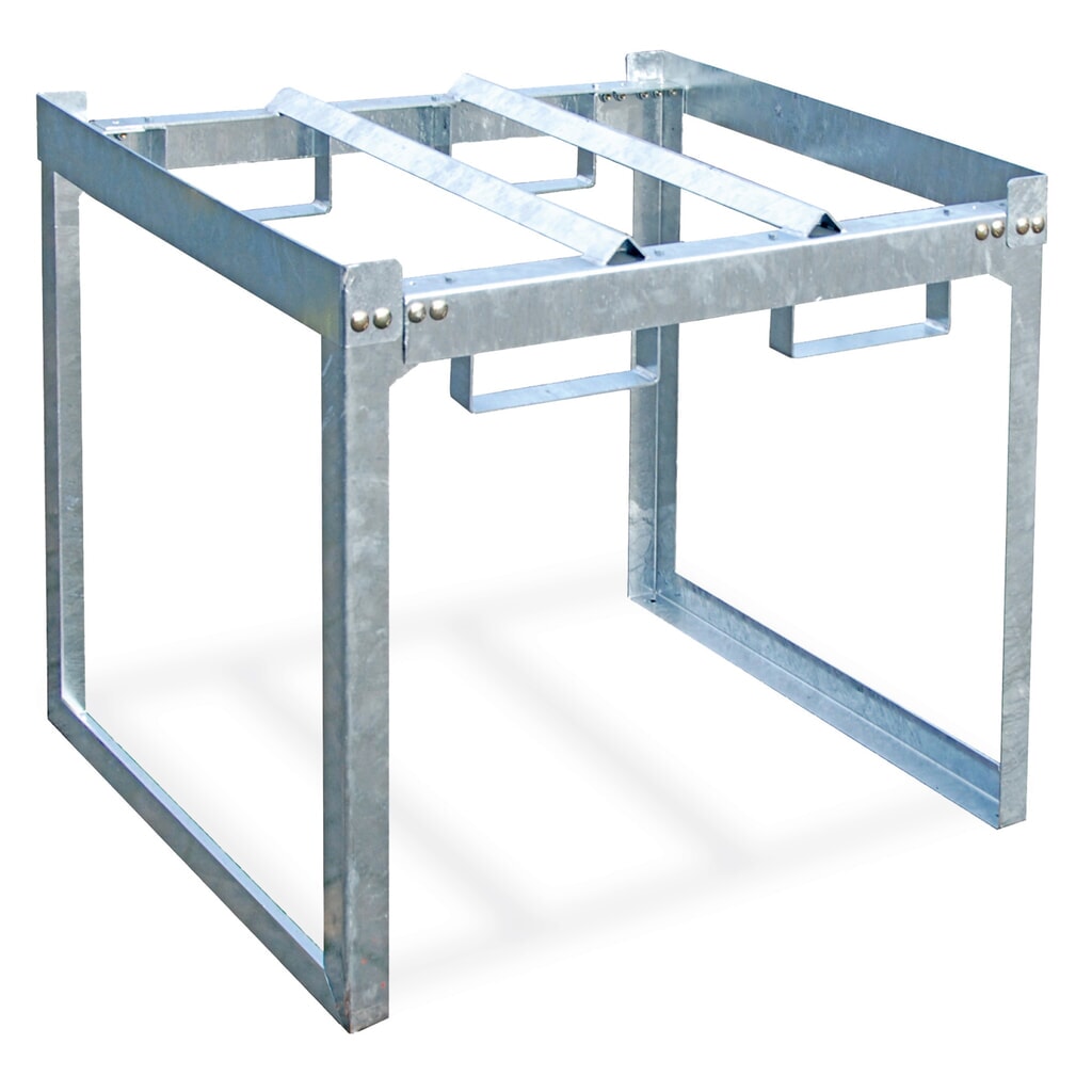 Produktabbildung Nr. 1: Bauer® Modulares Fassregal-System, HxBxT 780 x 910 x 790 mm, für 1 Fass à 200 l