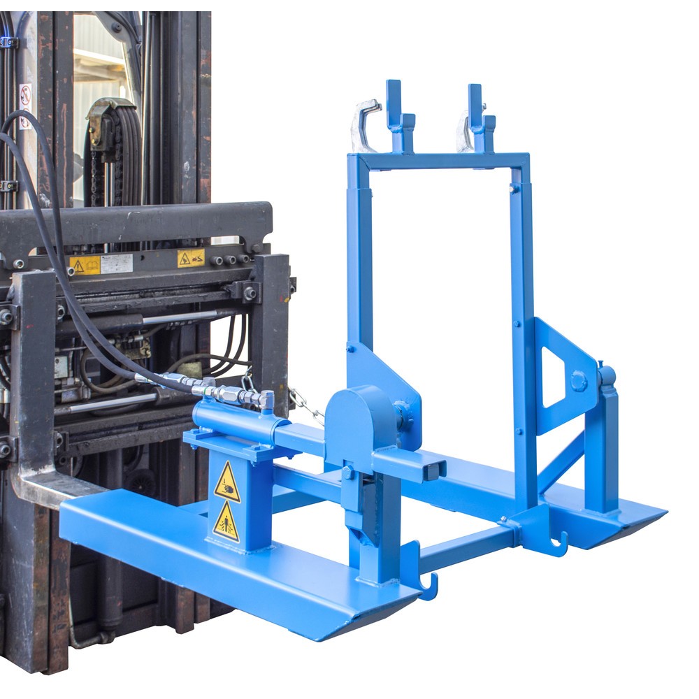 Produktabbildung Nr. 2: Bauer® Mülltonnen-Kipper MK-H für Stapler, 1x 240-Liter-Mülltonne, Hydraulik
